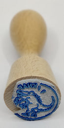 Timbre de récompense diamètre 20 mm avec manche en bois et boîte à encre GRATUITE